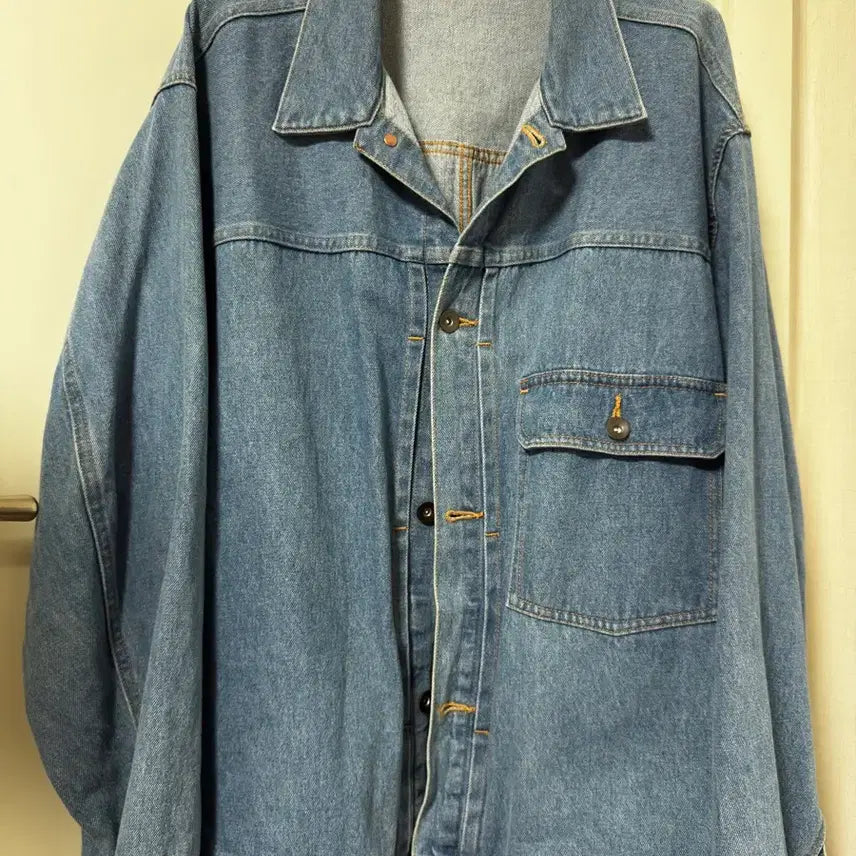 [BUNJANG] Adam et Rope Light Wash Denim Jacket / Adam at rope 아담엣로페 데님 자켓
