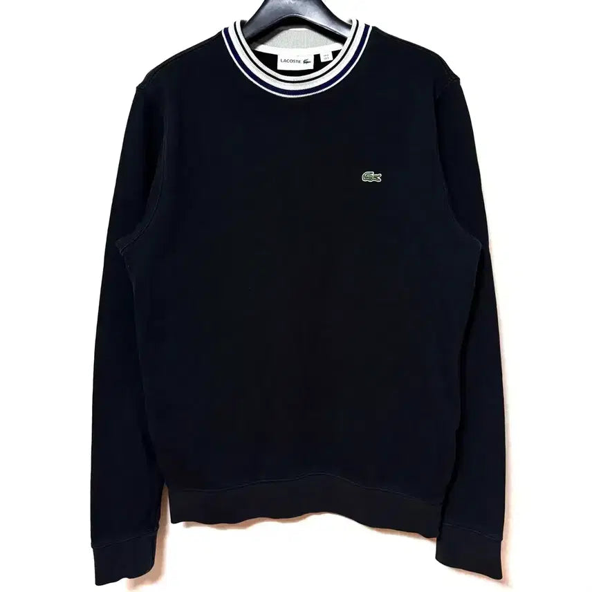 [BUNJANG] Lacoste Black Crewneck Sweatshirt / [M,95]라코스테 맨투맨 긴팔티 블랙 lacoste