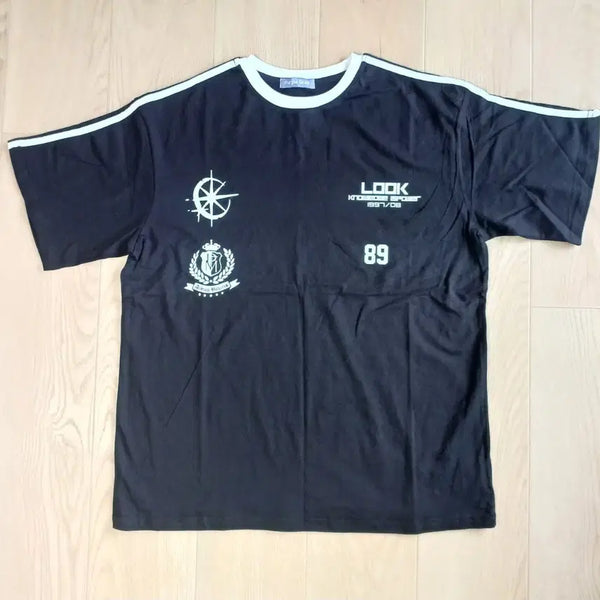 [BUNJANG] Unisex Black Short-Sleeve T-Shirt XL (New) / 남녀공용 블랙 반팔티 XL(새상품)