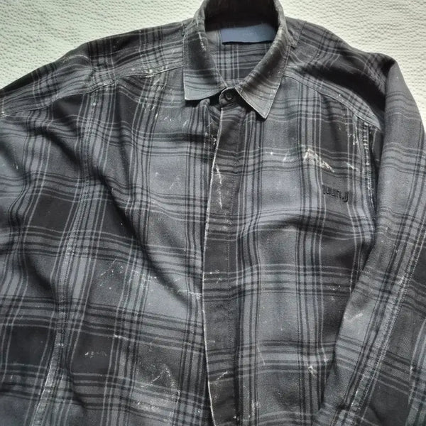 [BUNJANG] Juun.J Island Grey Shirt / 준지 아일랜드 그레이