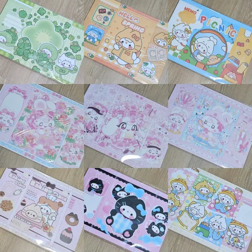 [BUNJANG] Jandi Mokko Wrapping Paper Set (50 Sheets) / 포용) 잔디 모꼬 랩핑지 양도