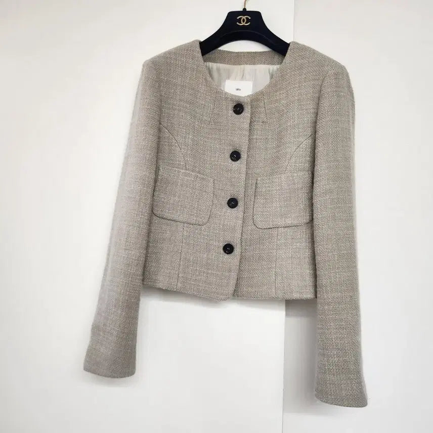 [BUNJANG] Tetu Beige Jacket / tetu 떼뚜 자켓