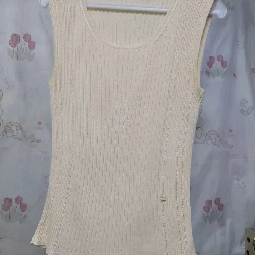 [BUNJANG] Hansem Lang Collection 2022 Linen Knit Sleeveless Top / 한섬) 랑방컬렉션 2022년 린넨  니트  민소매