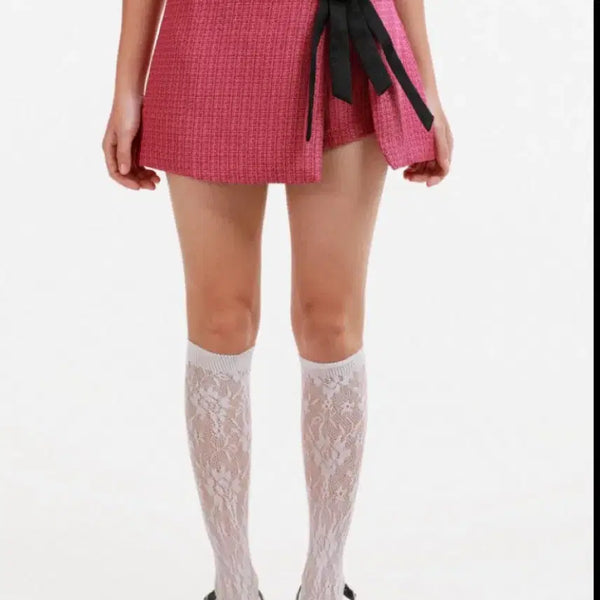 [BUNJANG] LSEOUL Tweed Wrap Skirt M / LSEOUL 랩 스커트 M