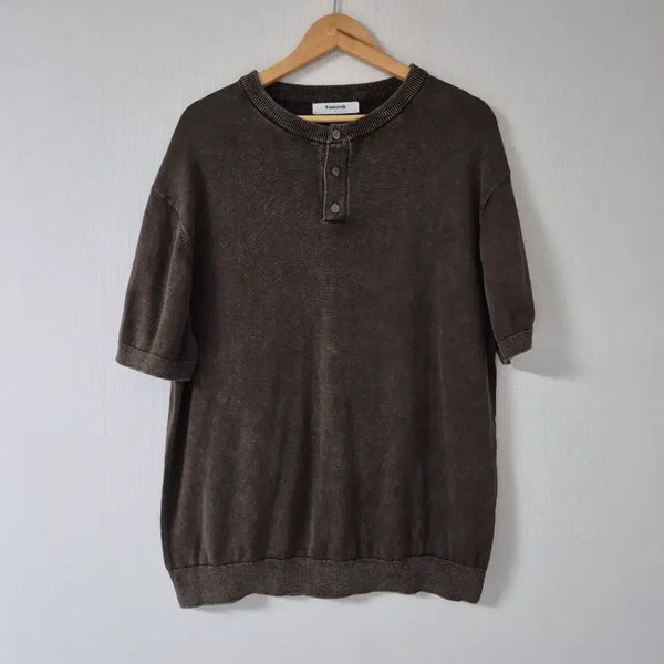[BUNJANG] 8 Seconds Vintage Henley Neck T-Shirt / 8세컨즈 빈티지헨리넥