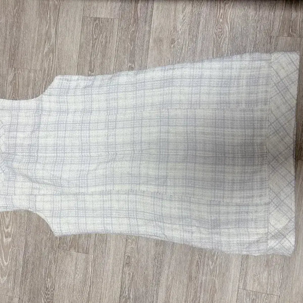 [BUNJANG] Checkered Short-Sleeve Dress / 체크무늬 반팔 원피스