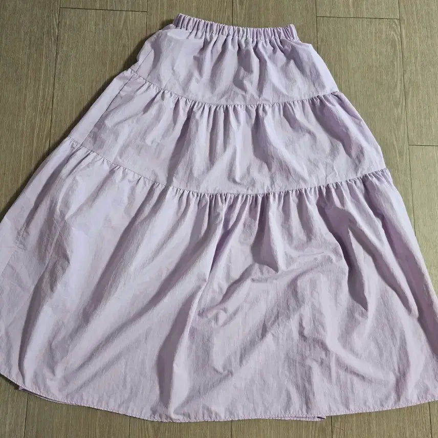[BUNJANG] Tiered Layered Skirt (Lavender) / 캉캉 스커트(라벤더)