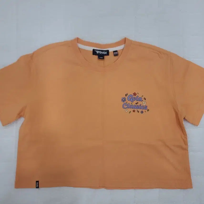 [BUNJANG] Gola Classics Orange Cropped T-Shirt / Gola Classics 오렌지 크롭 반팔티