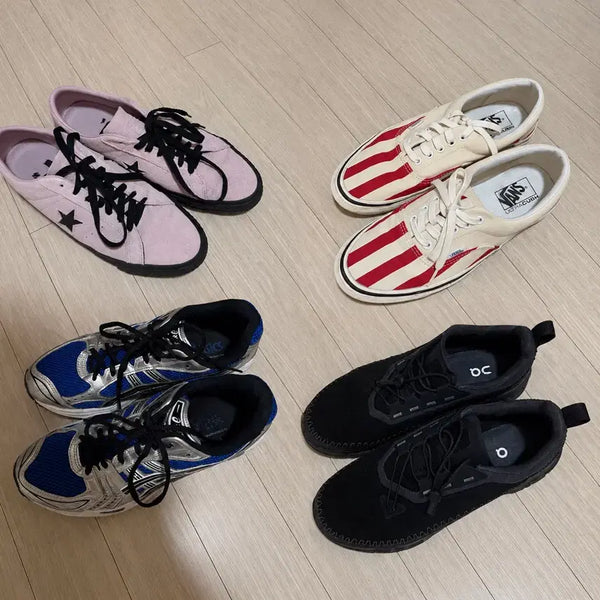 [BUNJANG] Converse, ASICS, On Running, Vans Assorted Sneakers Bundle / 컨버스 원스타 . 아식스 젤카야노 . 온러닝 클라우드어웨이2 . 반스 어