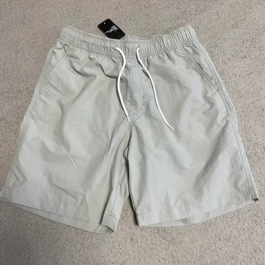[BUNJANG] Men's Swim Trunks - Light Gray, Size L / 남성 비치 수영복 사이즈 L