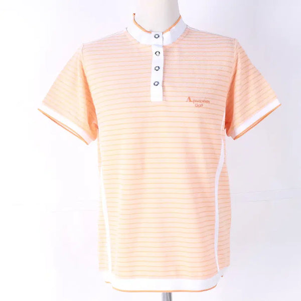 [BUNJANG] Aquascutum Women's Short Sleeve Golf T-Shirt Cotton Blend Size 85 / 아쿠아스큐텀 여성 반팔티
