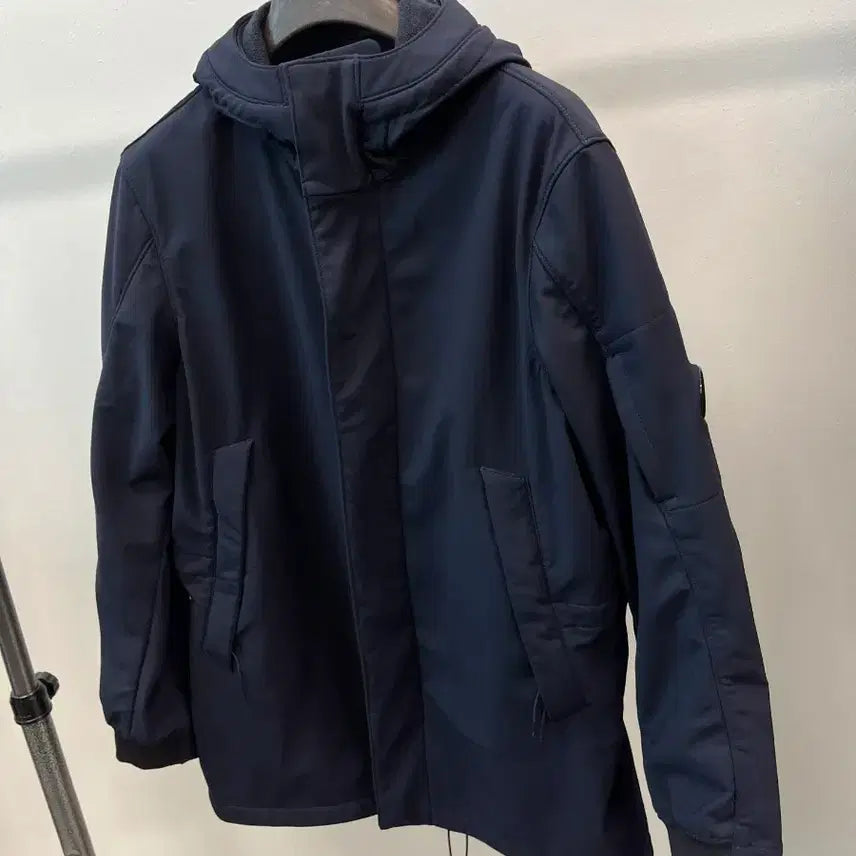 [BUNJANG] CP Company Lens Hooded Coat Navy Size 105 / 105) CP컴퍼니 렌즈 후드코트