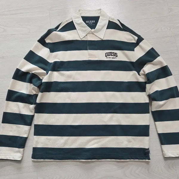 [BUNJANG] Guess Men's Long Sleeve Collared Shirt / 게스 남성 카라 긴팔티