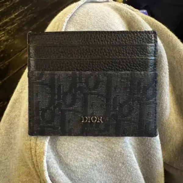 [BUNJANG] Dior Dior Oblique Card Holder Black / 디올 오블리크 카드지갑 블랙