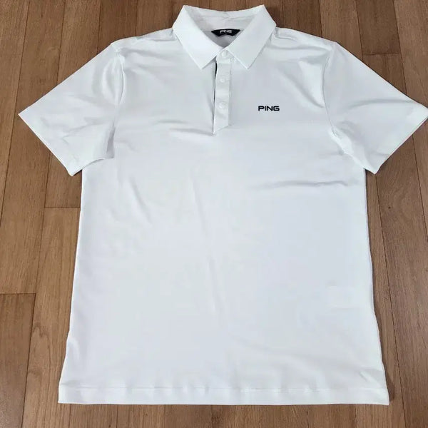 [BUNJANG] PING Golf Wear Short Sleeve Polo Shirt White Size 100 / PING 골프웨어 반팔 카라티 100 화이트