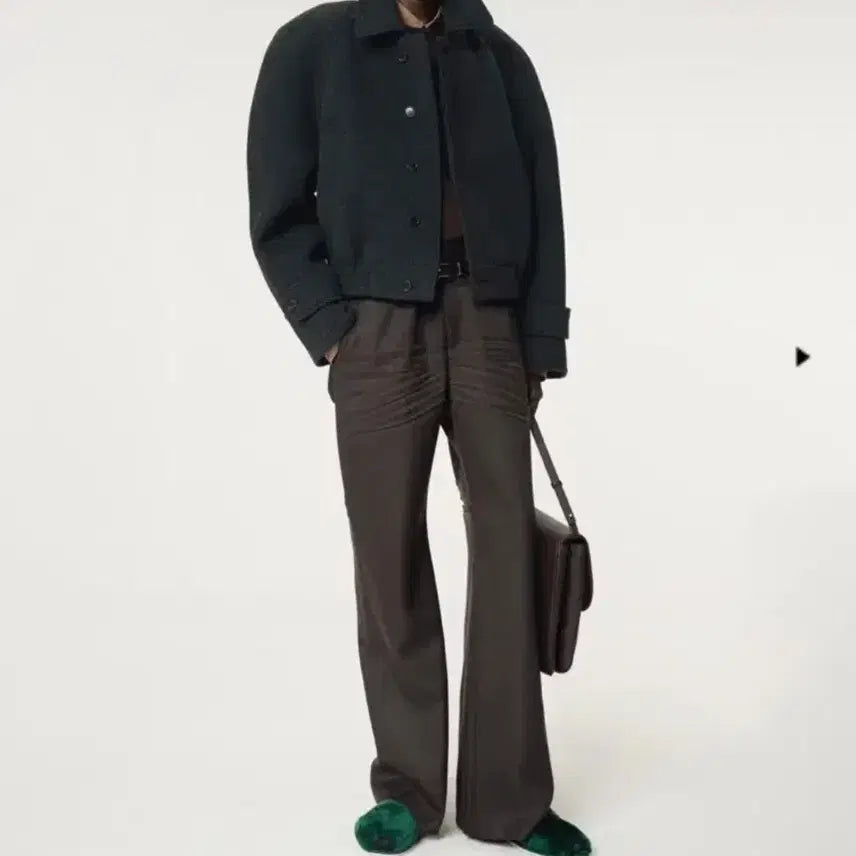 [BUNJANG] Recto Raglan Wool Jumper Charcoal Grey M / 렉토 레글런 울점퍼 차콜그레이 M