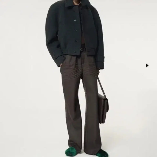 [BUNJANG] Recto Raglan Wool Jumper Charcoal Grey M / 렉토 레글런 울점퍼 차콜그레이 M