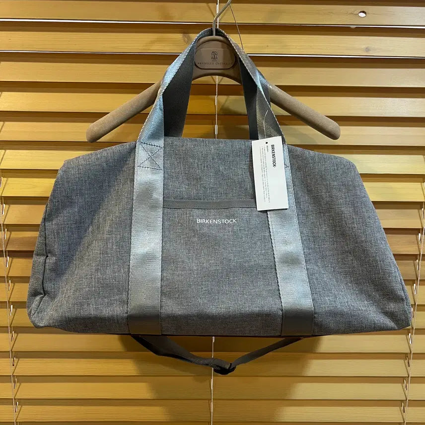[BUNJANG] Birkenstock Gray Two-Way Duffle Boston Bag / (새상품) 버켄스탁 그레이 투웨이 더플백 보스턴백