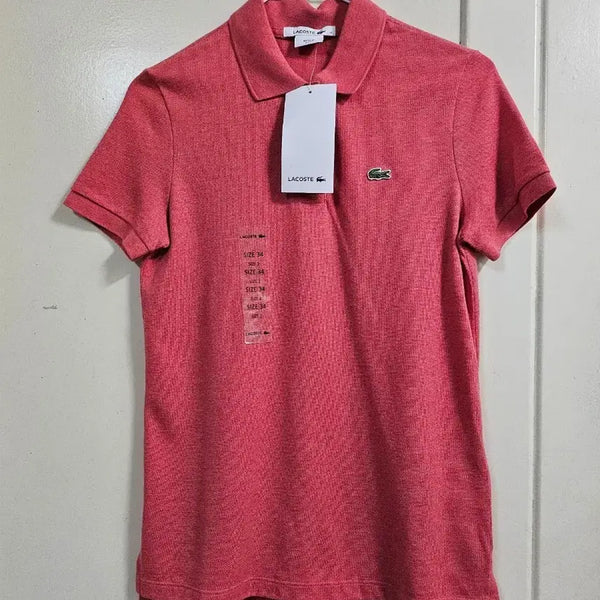 [BUNJANG] Lacoste Women's Cotton Short-Sleeve T-Shirt / 새제품)라코스테 여성 반팔티55