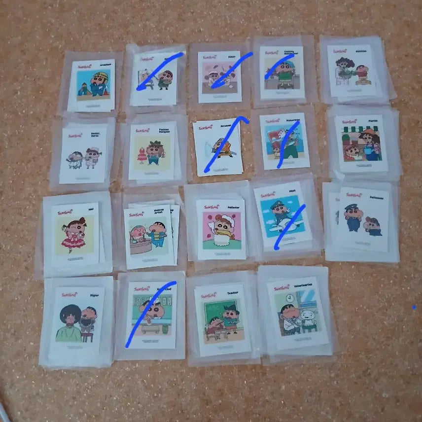 [BUNJANG] Crayon Shin-chan Season 2 Sticker / 짱구띠부씰 짱구2탄 1개 선택 짱구2탄띠부씰