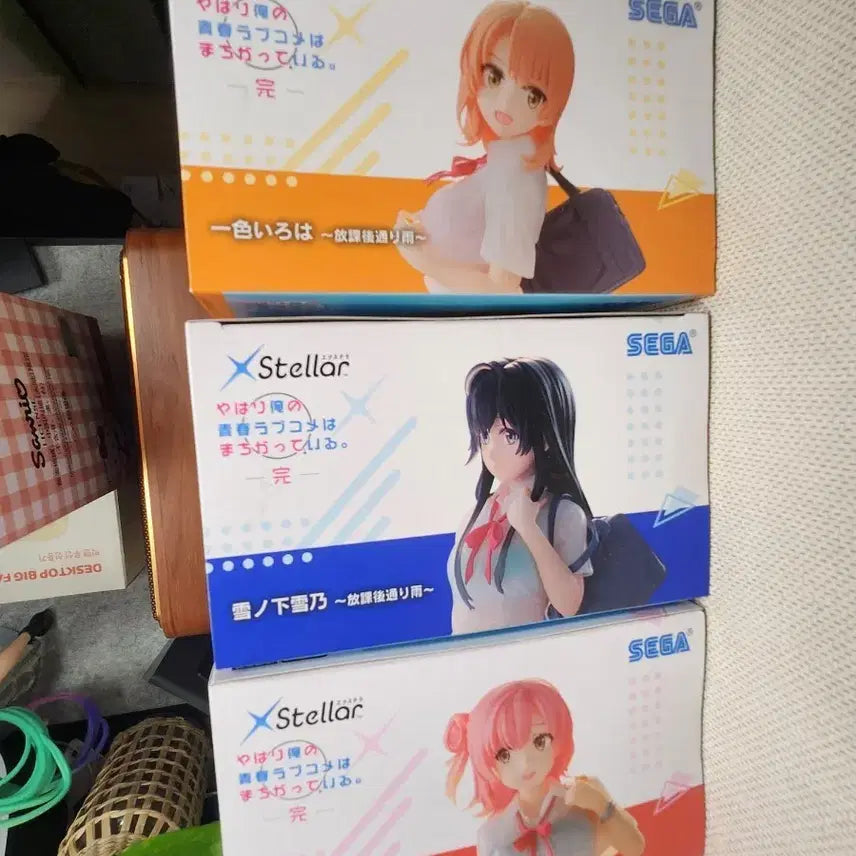 [BUNJANG] My Youth Romantic Comedy Is Wrong, She Isn't Study! - 3 Figure Set (Sealed) / [3종일괄][미개봉] 내청코 피규어 나의 청춘 러브코메디는 틀리지 않았다