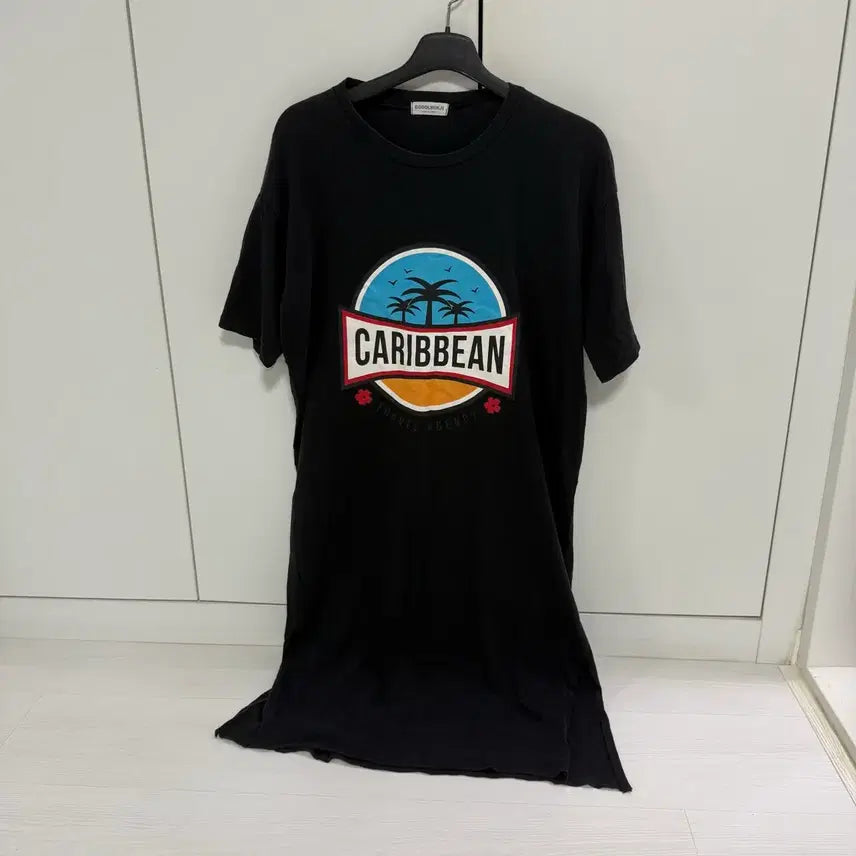 [BUNJANG] Black Printing Dress / 블랙 프린팅 원피스