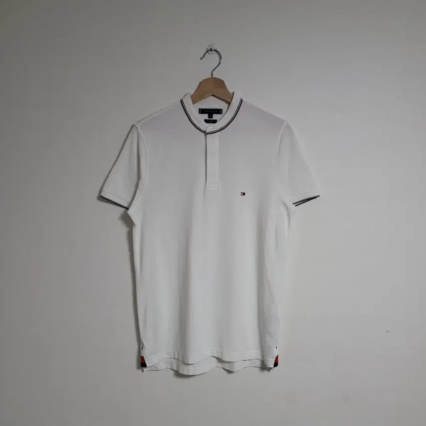 [BUNJANG] Tommy Hilfiger Men's Slim Fit Short Sleeve Turtle Neck T-Shirt / (M) TOMMY 타미힐피거 반팔 터틀넥 티셔츠 슬림핏