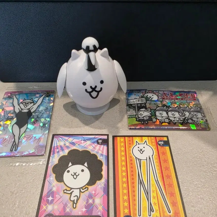 [BUNJANG] The Battle Cats Figure & Card Set Bundle / 냥코 대전쟁 피규어 & 카드 세트 일괄