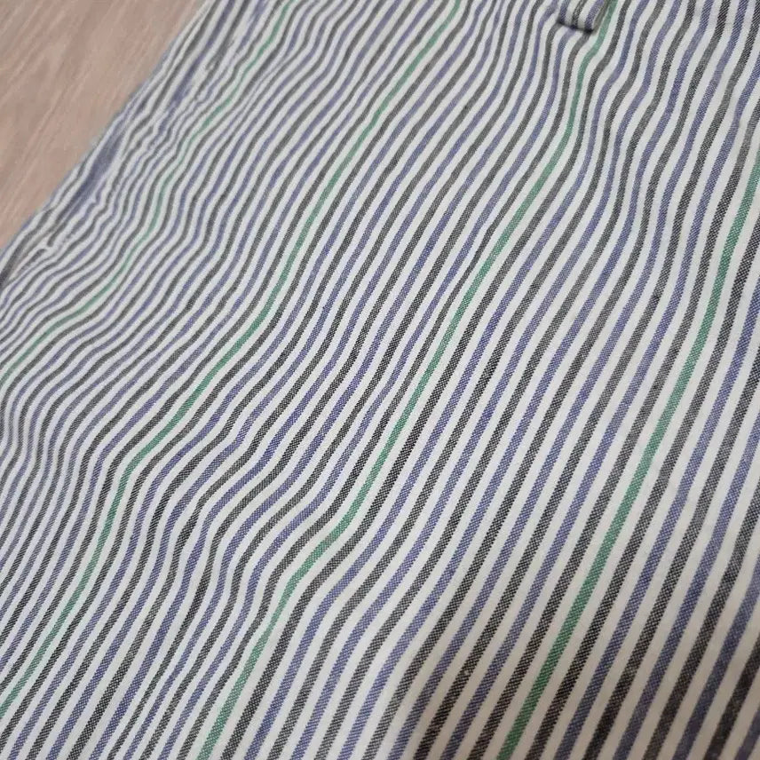 [BUNJANG] Mango Striped Rolled Hem Shorts / MANGO 망고 쇼트 팬츠 반바지