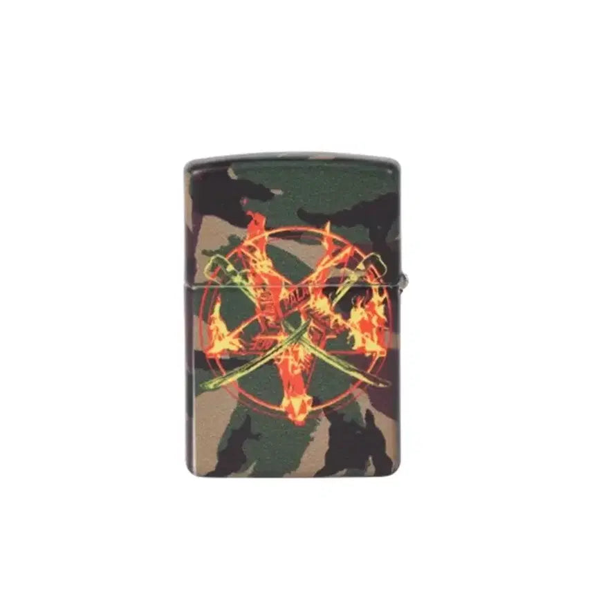 [BUNJANG] Palace Flame Zippo Lighter Camo / 새상품 팔라스 플레임 지포 라이터 카모