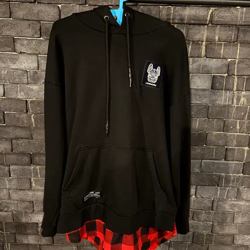 [BUNJANG] LifeWork Men's Hooded Sweatshirt Black L / [중고/L] 라이프워크 남성 후드티(블랙)