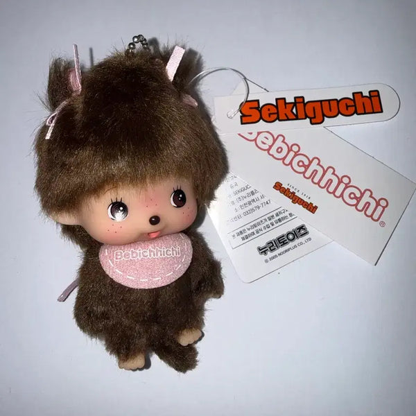 [BUNJANG] Monchhichi Bebichhichi Big Head Girl Doll / 몬치치 베비치치 빅헤드 여아 인형