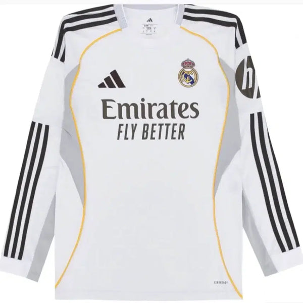 [BUNJANG] Real Madrid 25/26 Long Sleeve Jersey / 레알 마드리드 25/26 유니폼 롱슬리브