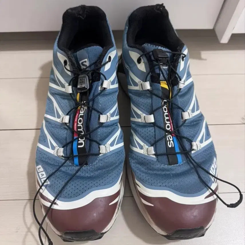 [BUNJANG] Salomon XT-6 Soft Ground Blue Sneakers / 살로몬 XT-6 소프트그라운드 블루 270