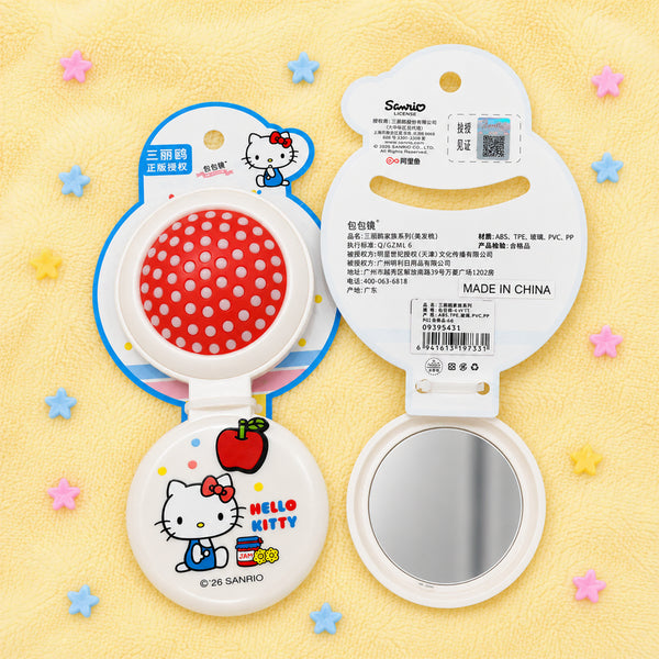 [BUNJANG] Sanrio Hello Kitty MiniSo Folding Brush & Mirror / [새상품] 헬로키티 미니소 접이식 브러쉬 손거울 빗
