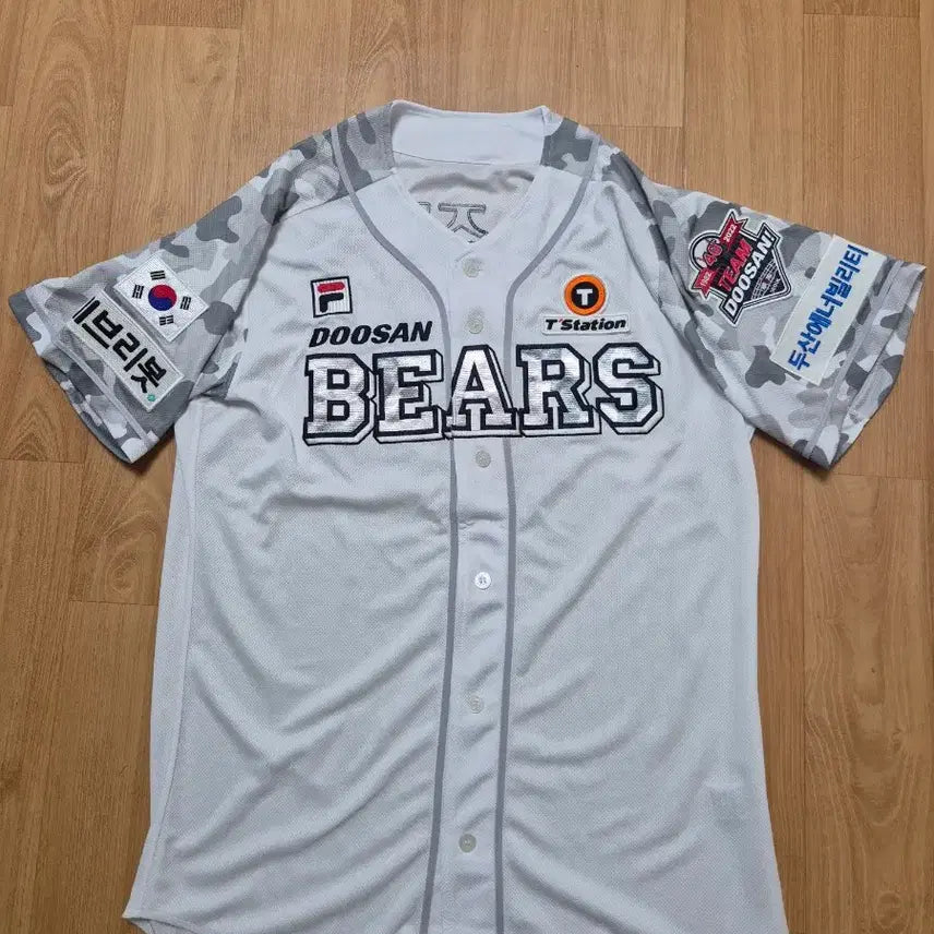 [BUNJANG] Doosan Bears Military Authentic Game-Worn Jersey / 두산베어스  밀리터리 실착 어센틱 유니폼