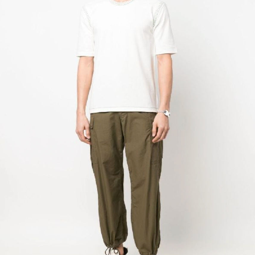[BUNJANG] Bottega Veneta Overlock Stitch Short Sleeve T-Shirt / 보테가 베네타 bottega veneta 오버로크 스티치 반팔 티셔츠 95
