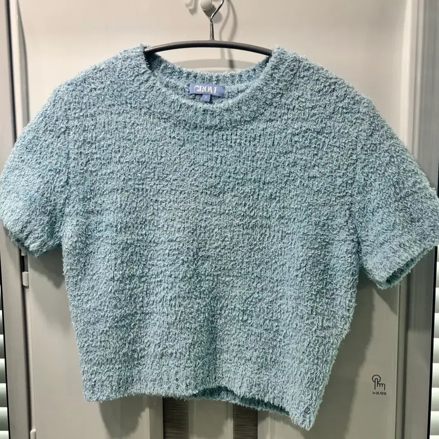 [BUNJANG] Grove Knit Short Sleeve T-shirt / 그로브 니트 반팔