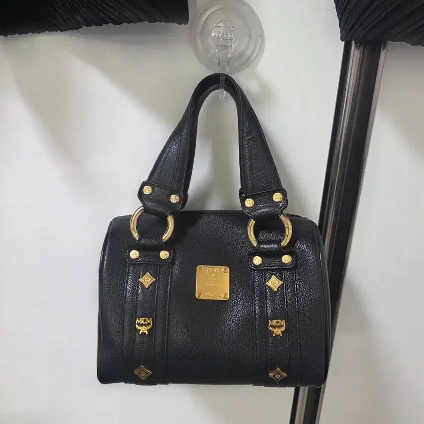 [BUNJANG] MCM Black Mini Tote Bag / MCM 토트백 블랙 미니