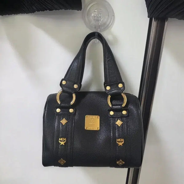 [BUNJANG] MCM Black Mini Tote Bag / MCM 토트백 블랙 미니