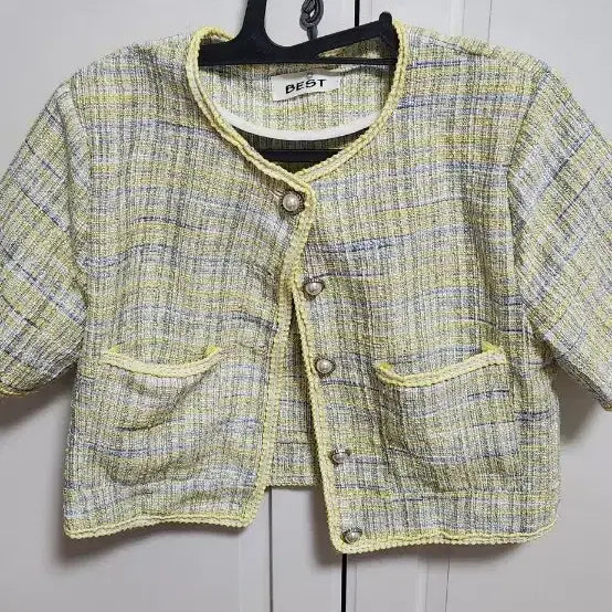 [BUNJANG] Lightweight Tweed Jacket Summer / 여름 트위드자켓