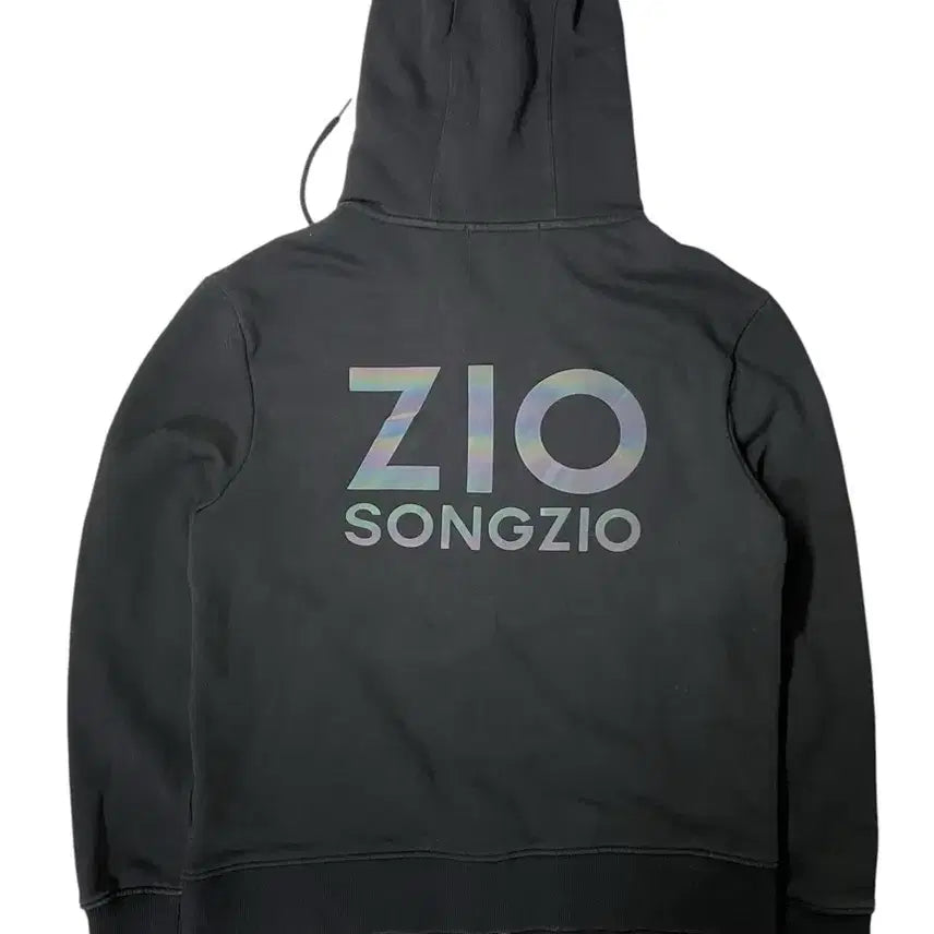 [BUNJANG] ZIOZIA Black Hoodie Zip-up (Size M) / 지오송지오 블랙 후드집업
