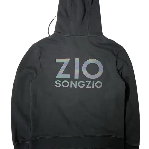 [BUNJANG] ZIOZIA Black Hoodie Zip-up (Size M) / 지오송지오 블랙 후드집업
