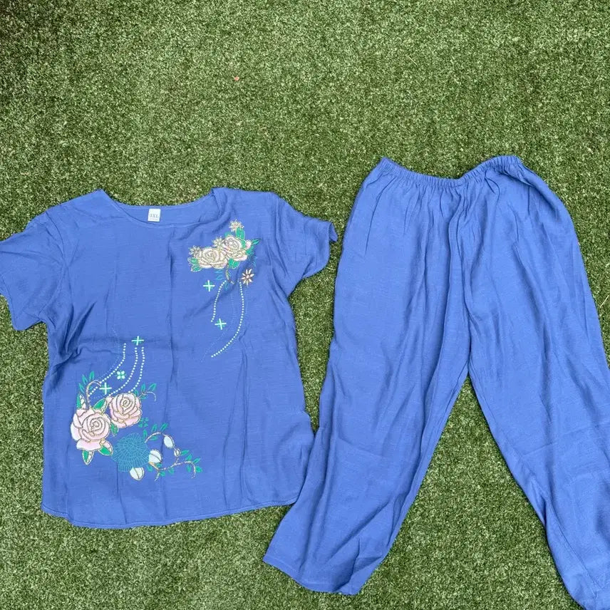 [BUNJANG] Women's Loungewear Set 3XL (2-Piece Bundle) / (시착만 해보고 새제품) 여성 생활복 1+1 10000원