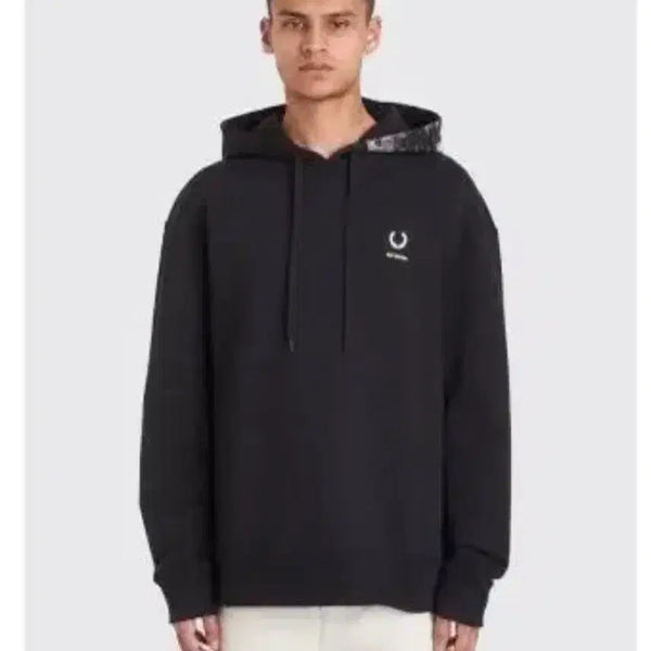 [BUNJANG] Fred Perry x Raf Simons Logo Hoodie / 프레드페리 라프시몬스 후드티