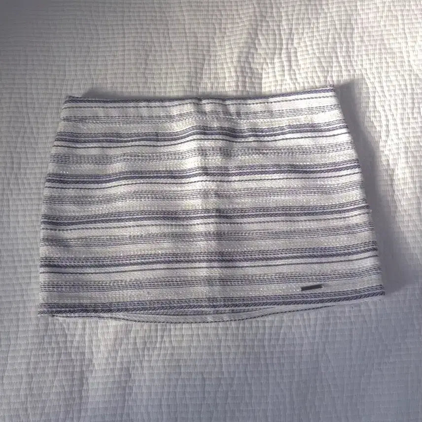 [BUNJANG] Abercrombie Low-Rise Y2K Beaded Stripe Mini Skirt / 아베크롬비 로우라이즈 y2k 비즈 스트라이프 미니스커트