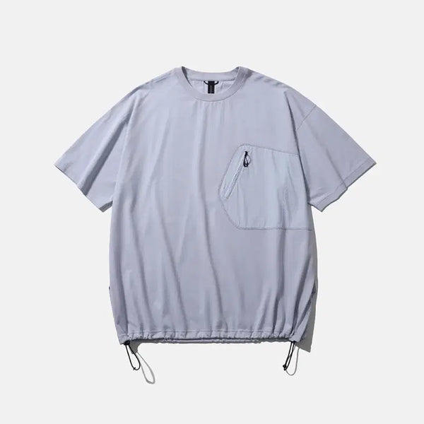 [BUNJANG] Moif Vent T-Shirt Sky Blue / [3] 모이프 벤트 티셔츠 스카이블루