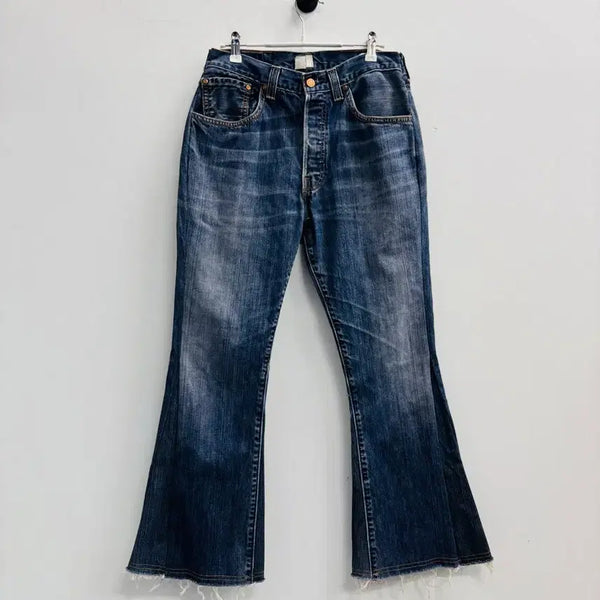 [BUNJANG] Levi's 501 x Omnipeople Custom Bootcut Pants / 리바이스 501 & 옴니피플 커스텀 부츠컷 팬츠