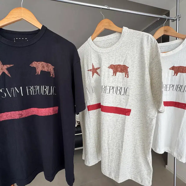 [BUNJANG] Bizbeem Jumbo Tee Short Sleeve Republic T-Shirt / 비즈빔 점보 티 숏슬리브 비즈빔 리퍼블릭