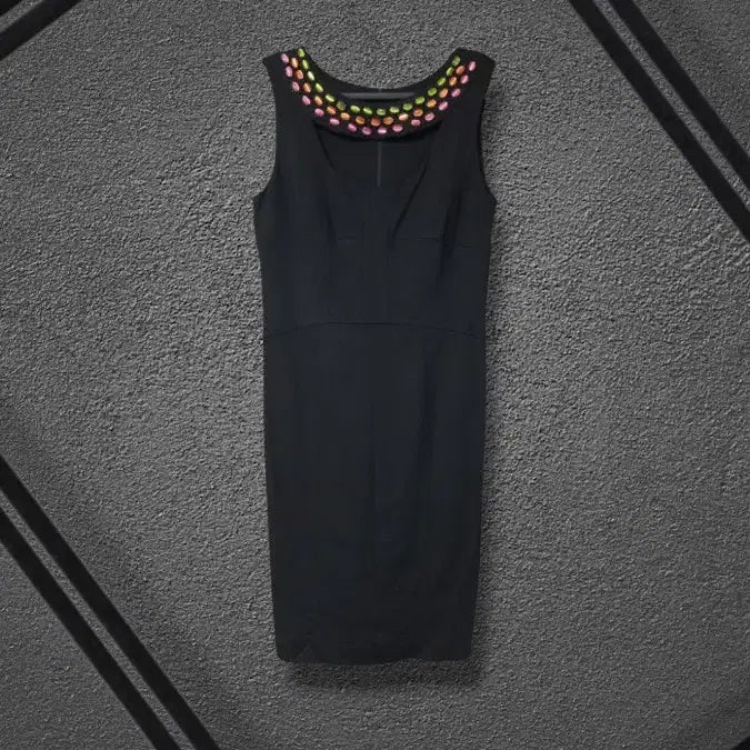 [BUNJANG] Beaded Imported Dress - Black M / 비즈장식 수입원피스